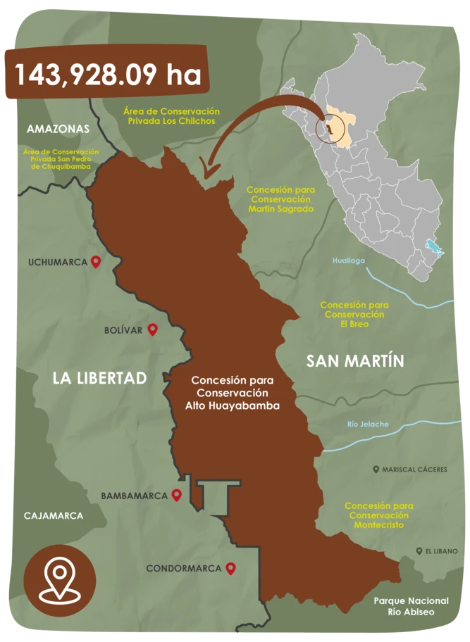 Mapa de Ubicación CCAH